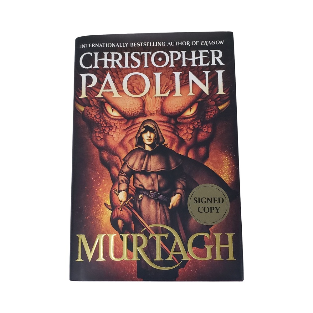 Murtagh Christopher Paolini Signed First Edition Hardcover World of Eragon Book